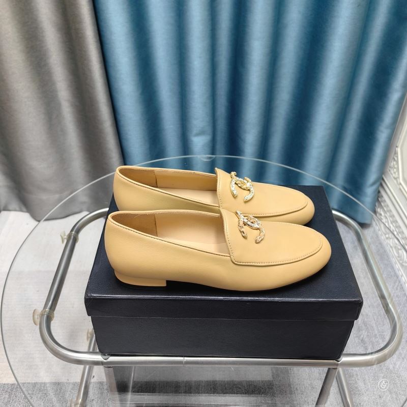 Ch*el leather shoes